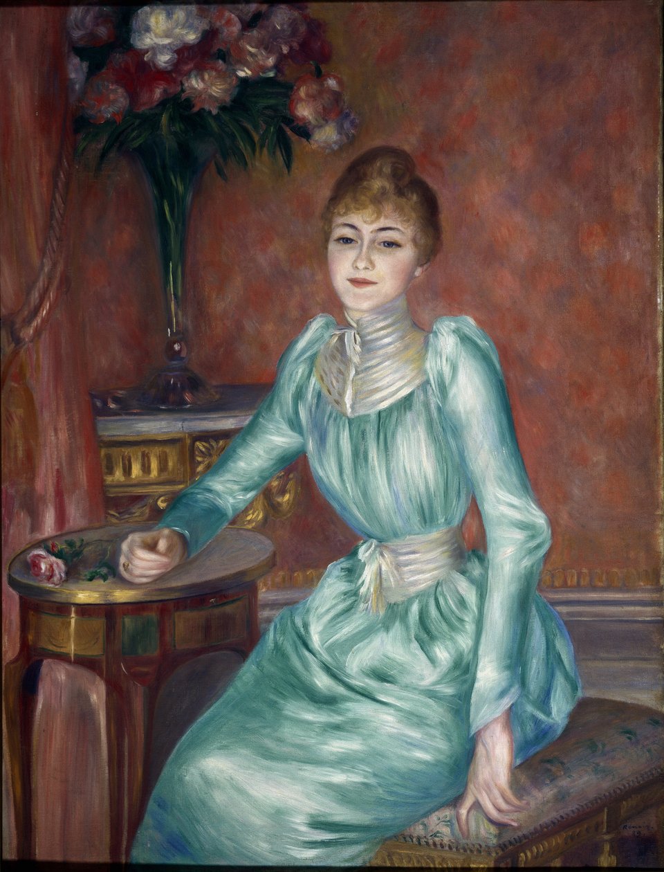 Portret Madame de Bonnieres (olej na płótnie) autorstwa Pierre Auguste Renoir