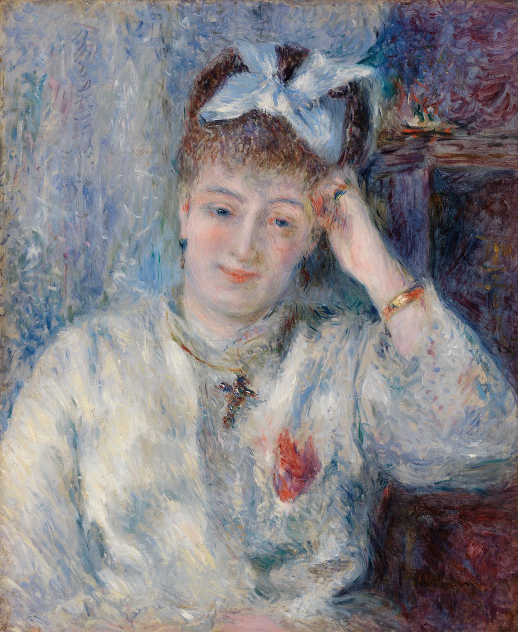 Portret Mademoiselle Marie Murer (Portret Mademoiselle Marie Murer) autorstwa Pierre Auguste Renoir