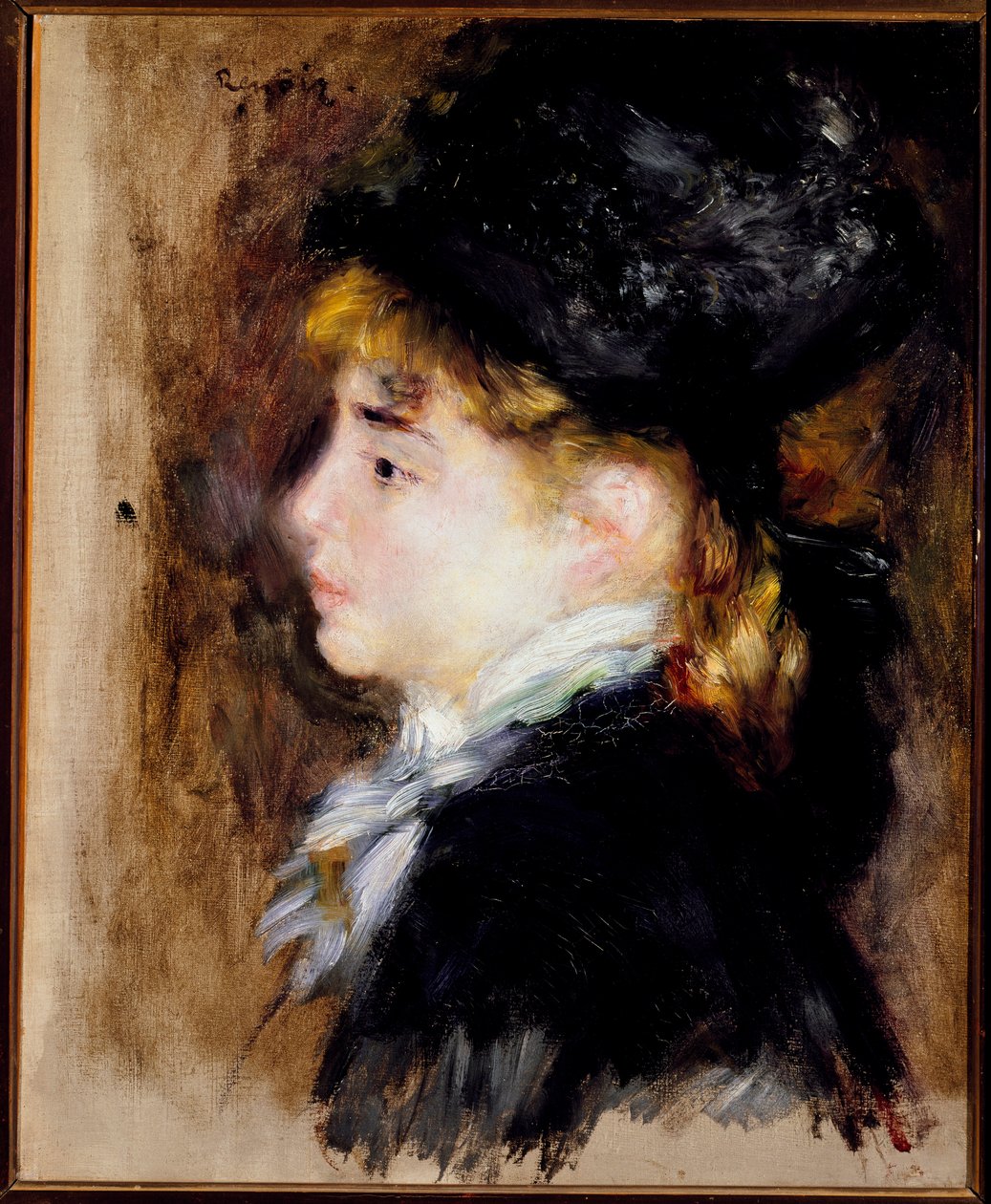 Portret Margot (olej na płótnie) autorstwa Pierre Auguste Renoir