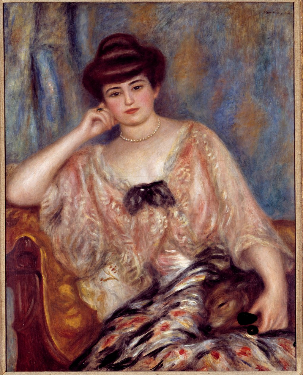 Portret Misi Sert (1872-1950) no Godebska autorstwa Pierre Auguste Renoir