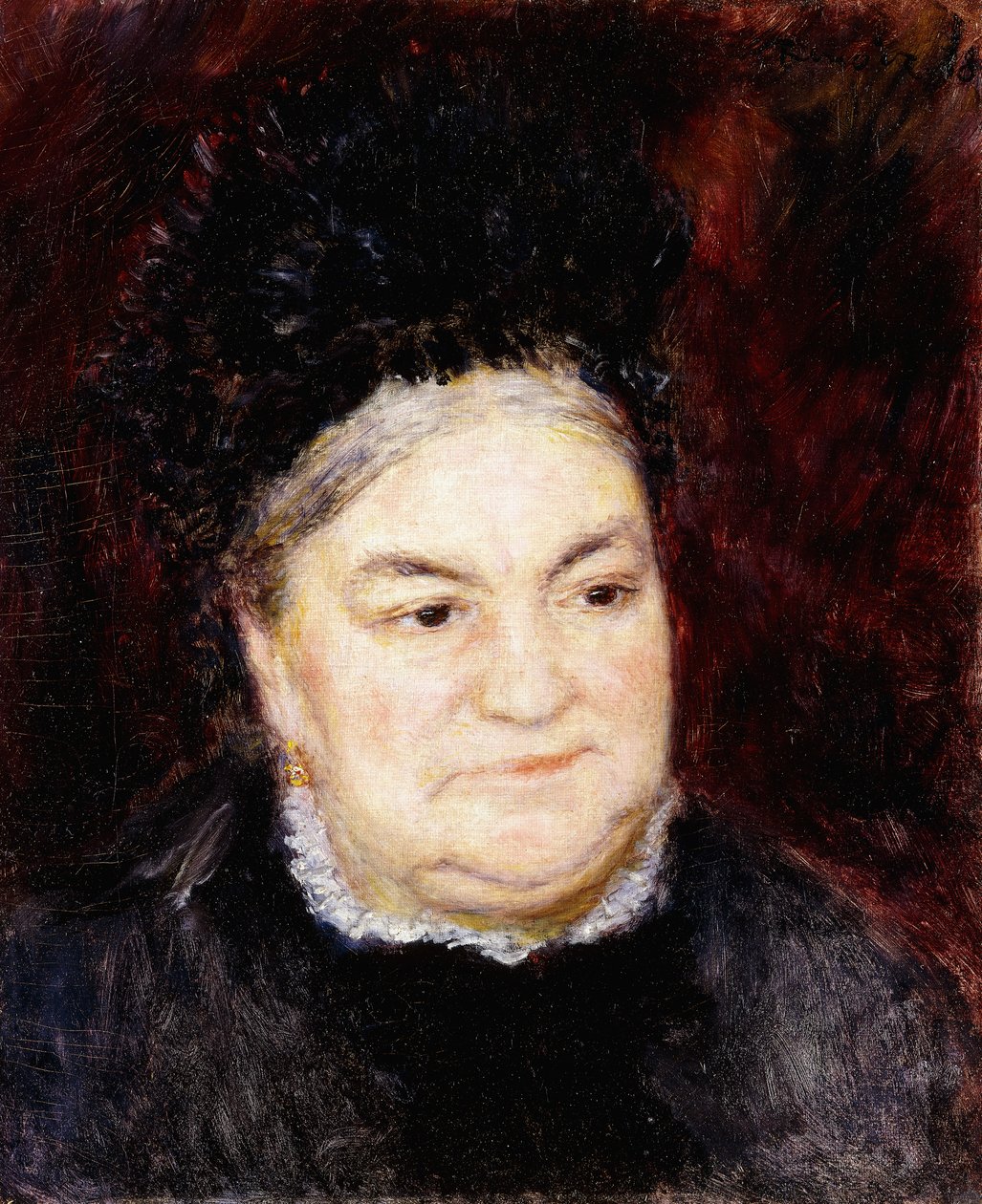 Portret starej kobiety autorstwa Pierre Auguste Renoir