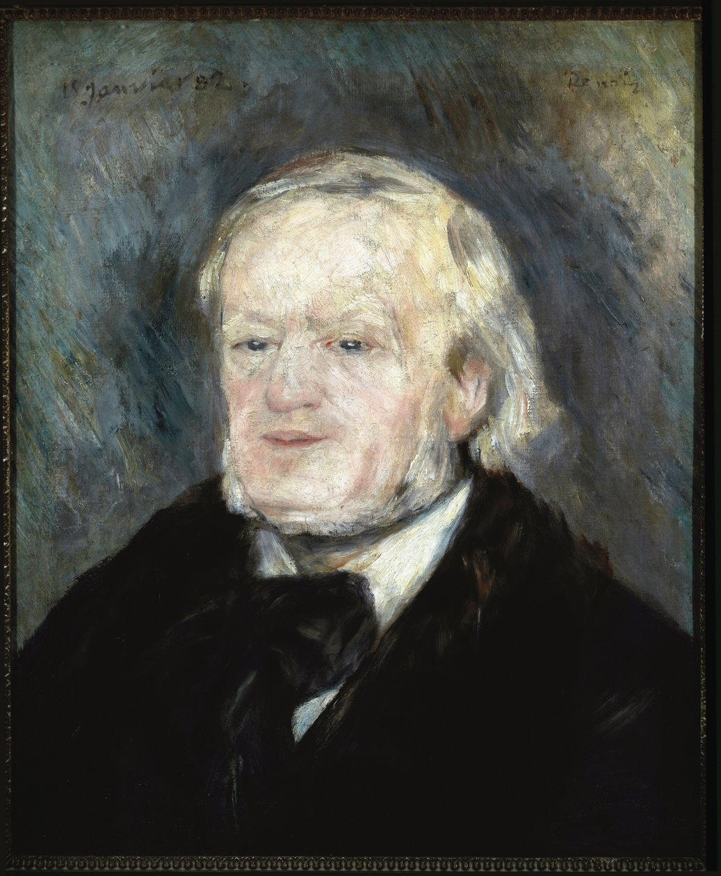 Portret Ryszarda Wagnera (olej na płótnie) autorstwa Pierre Auguste Renoir