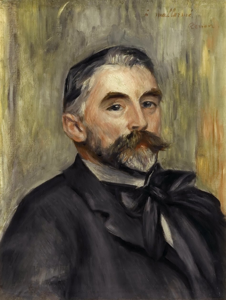 Portret Stéphane Mallarmé 1842-1898 autorstwa Pierre Auguste Renoir