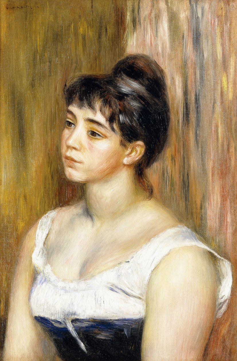 Portret Suzanne Valadon, ok. 1885 r. autorstwa Pierre Auguste Renoir
