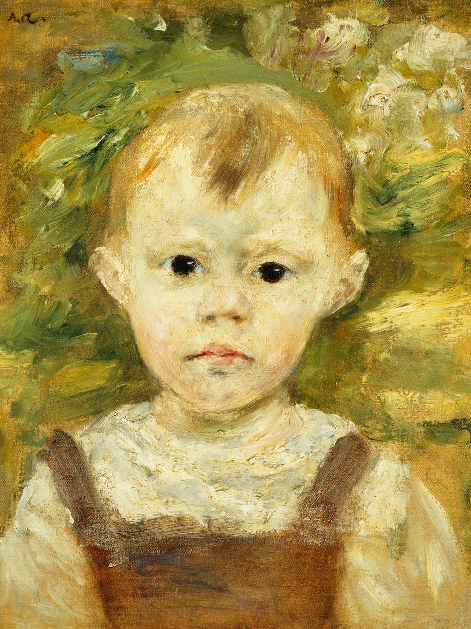 Portret małego chłopca; Portret małego chłopca, ok.1880 autorstwa Pierre Auguste Renoir