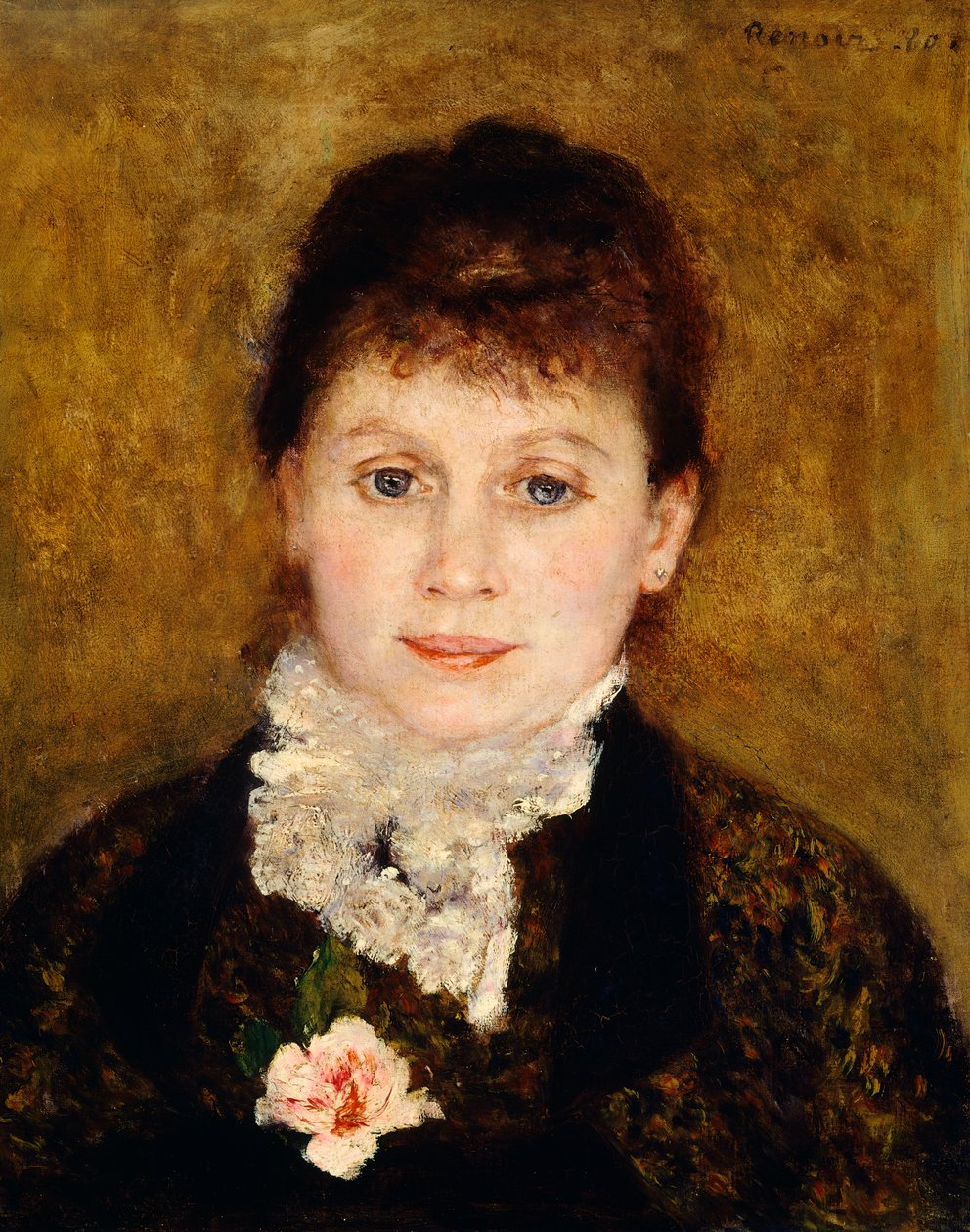 Portret kobiety – Pierre-Auguste Renoir (1841-1919) autorstwa Pierre Auguste Renoir