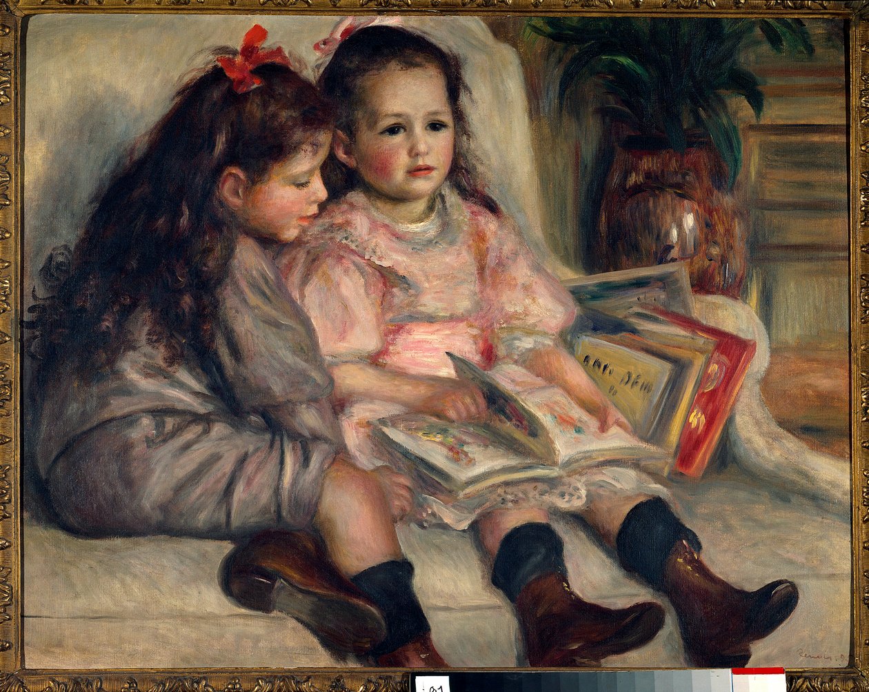 Portrety dzieci (dzieci Martial Caillebotte). 1895 autorstwa Pierre Auguste Renoir