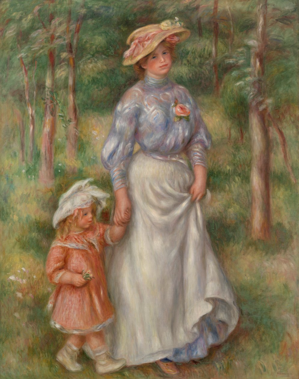 Promenada (La Promenade) autorstwa Pierre Auguste Renoir