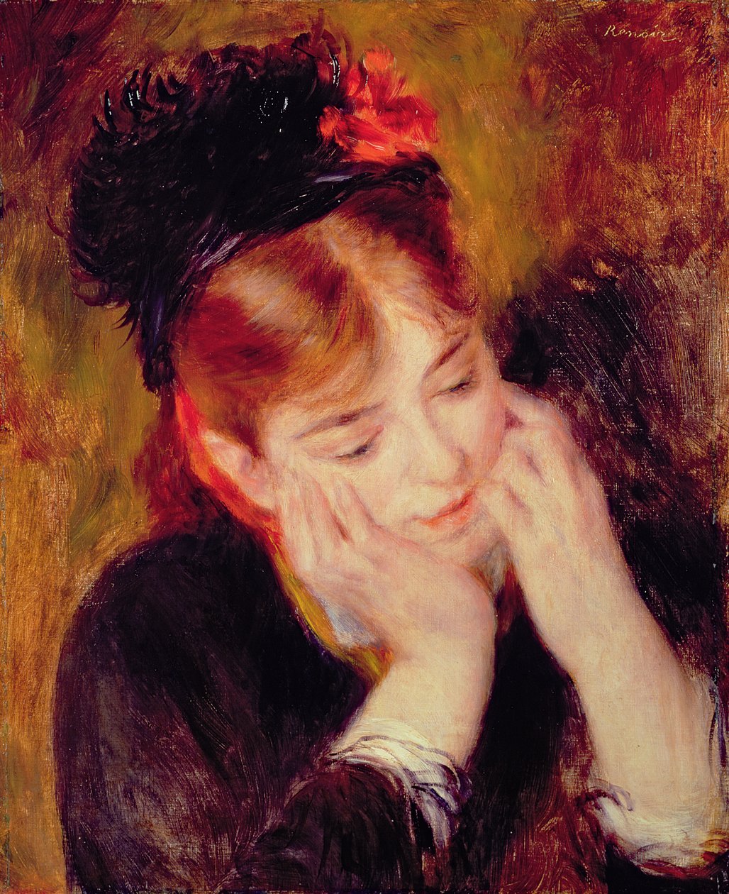 Odbicie autorstwa Pierre Auguste Renoir