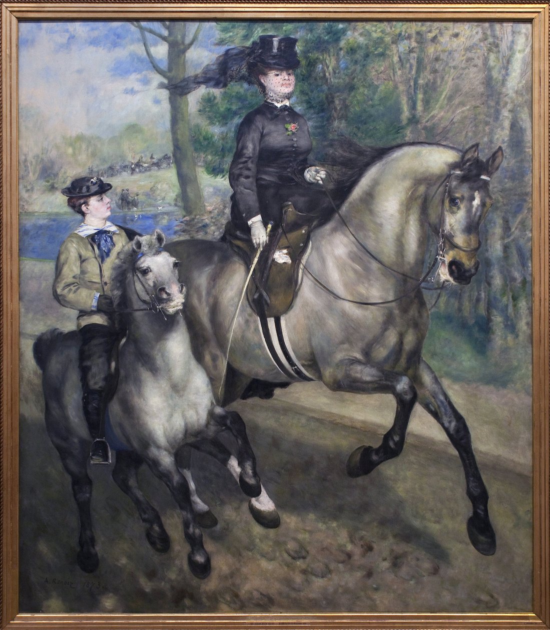 Jazda na Bois de Boulogne autorstwa Pierre Auguste Renoir