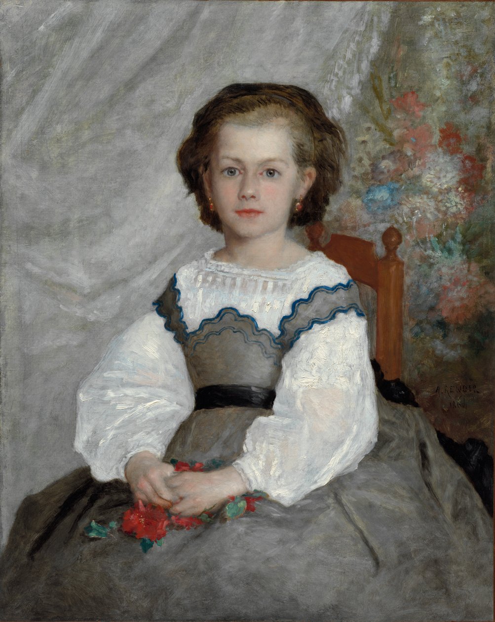 Romaine Lacaux, 1864. autorstwa Pierre Auguste Renoir