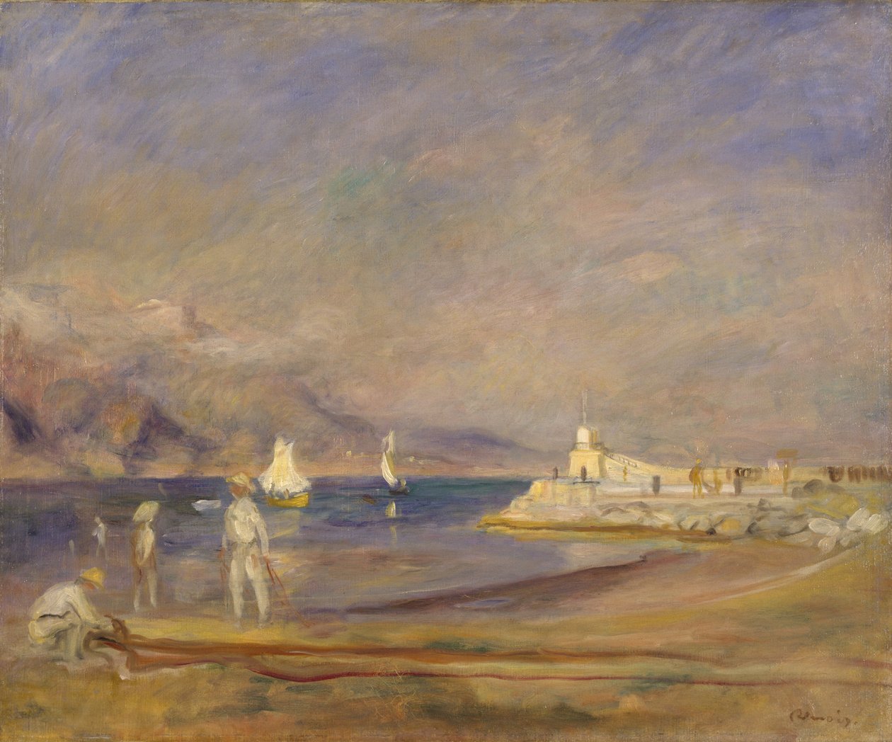 Św. Tropez, 1898-1900 autorstwa Pierre Auguste Renoir