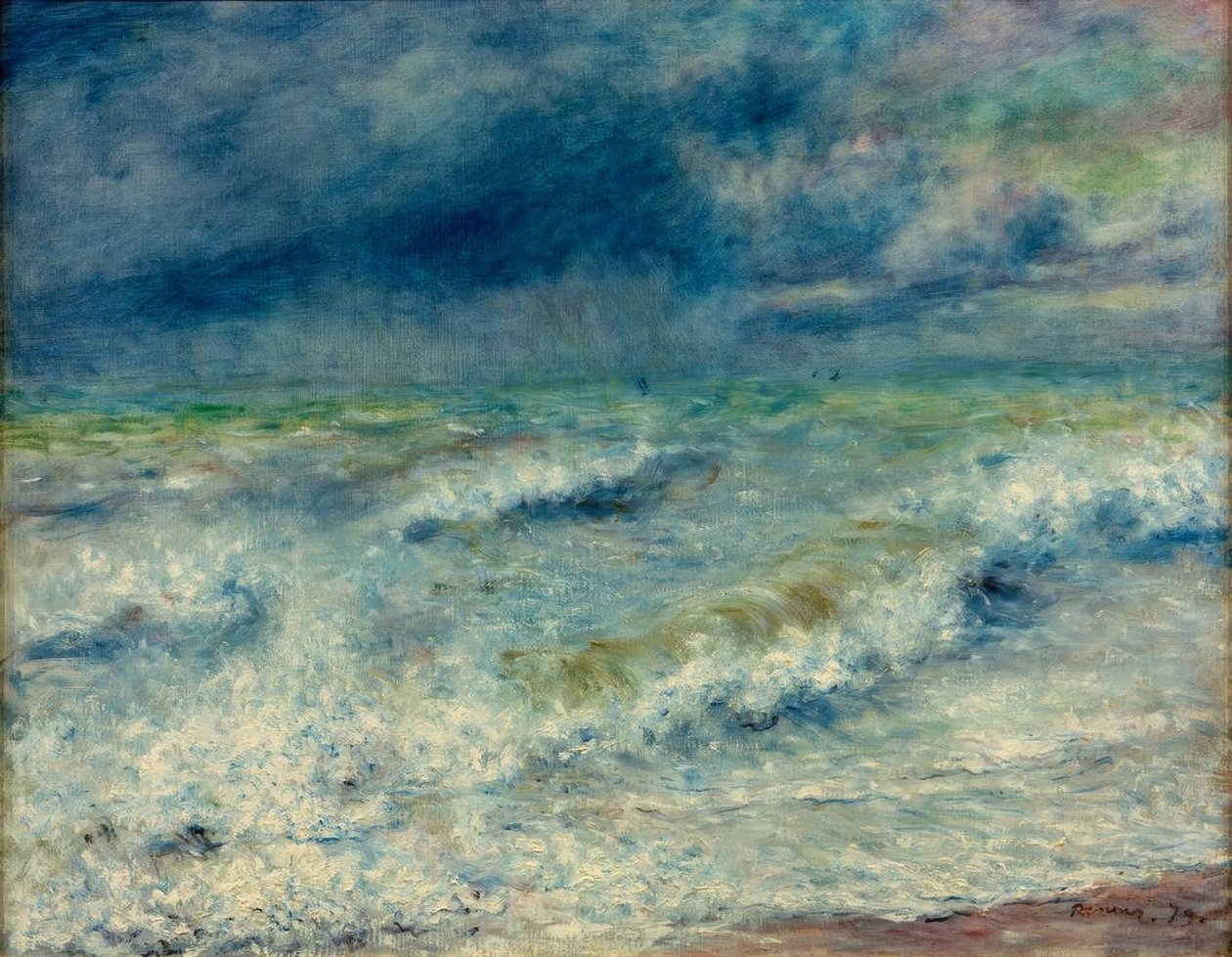 pejzaż morski autorstwa Pierre Auguste Renoir