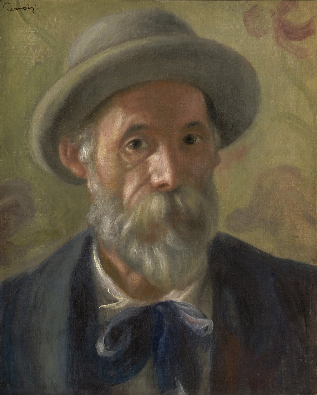Autoportret, 1899 autorstwa Pierre Auguste Renoir