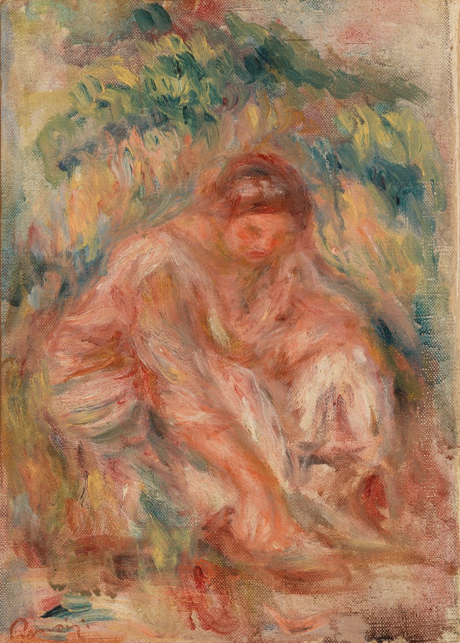 Szkic kobiety autorstwa Pierre Auguste Renoir