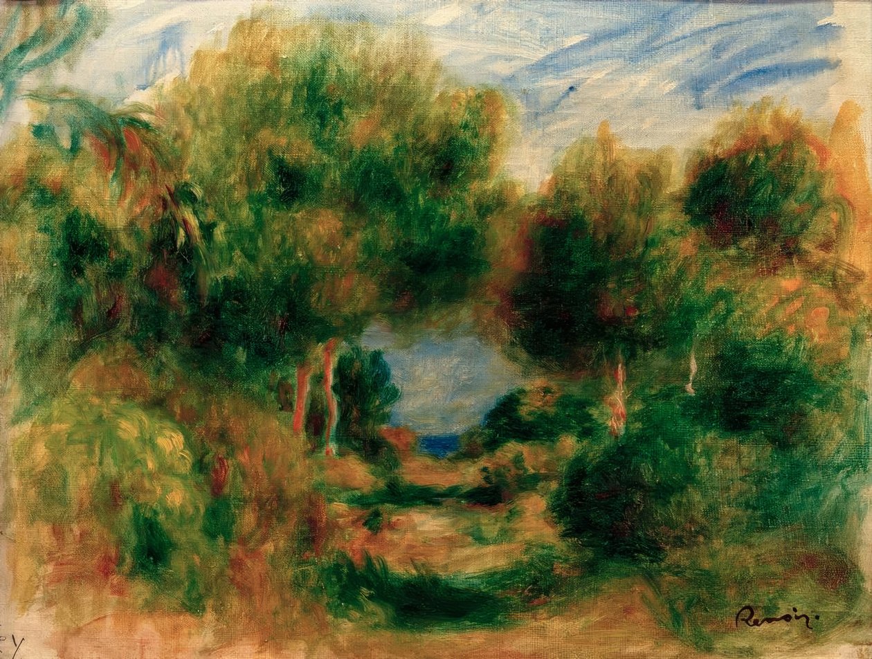 Z lasu morze na dnie autorstwa Pierre Auguste Renoir