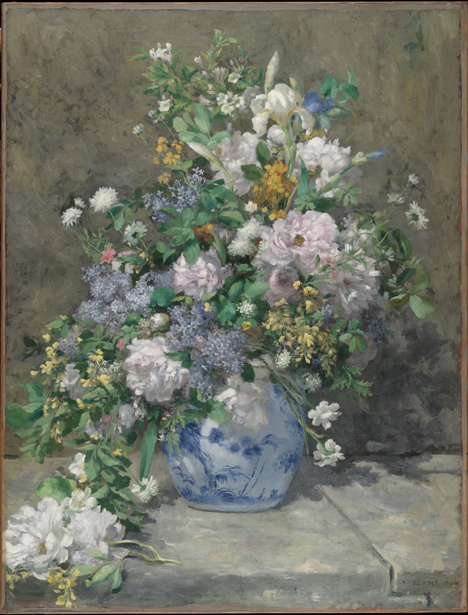Bukiet Wiosenny, 1866 autorstwa Pierre Auguste Renoir