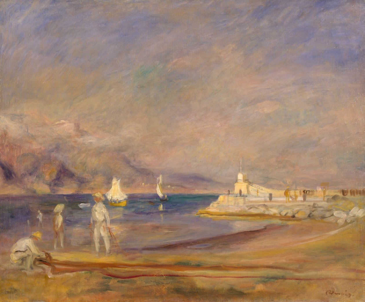 St. Tropez, Francja, 1898-1900 autorstwa Pierre Auguste Renoir