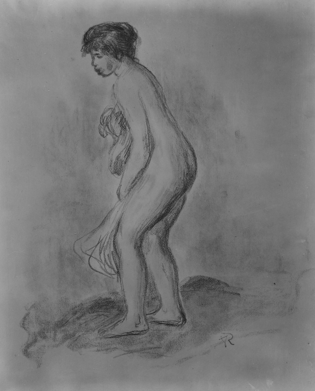 Kąpiący się na stojąco, 1896. autorstwa Pierre Auguste Renoir