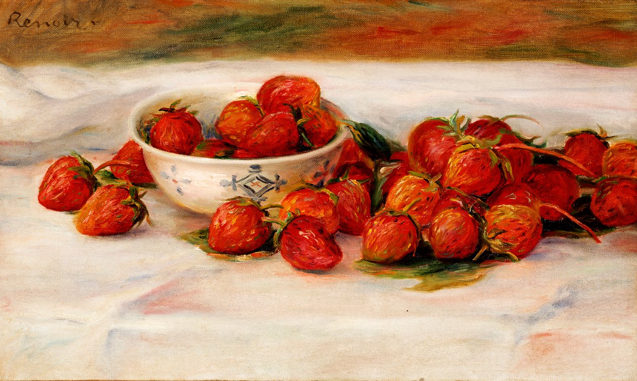 Truskawki autorstwa Pierre Auguste Renoir