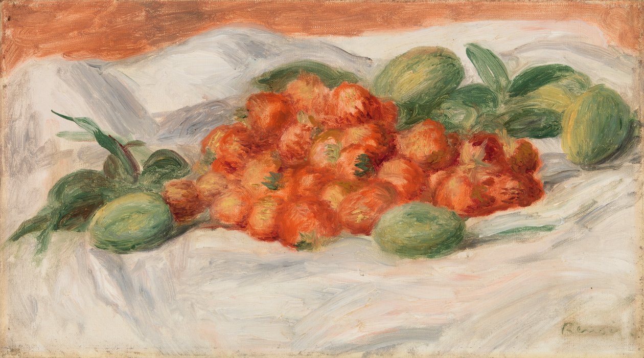 Truskawki i Migdały autorstwa Pierre Auguste Renoir