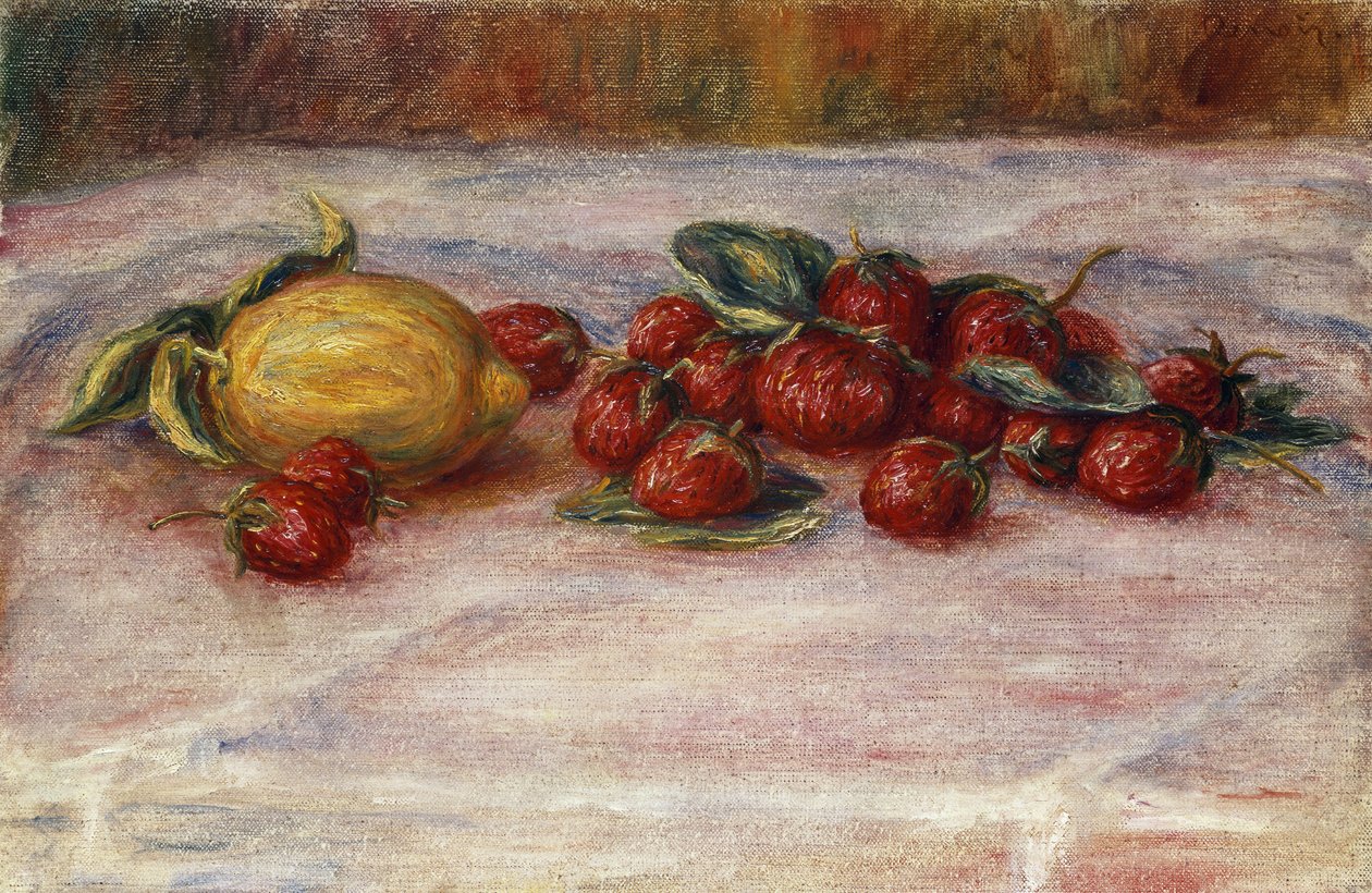 Truskawki i Cytryny autorstwa Pierre Auguste Renoir