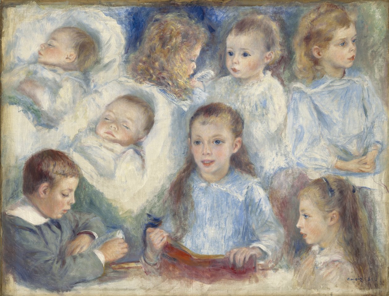 Studia kierowników autorstwa Pierre Auguste Renoir