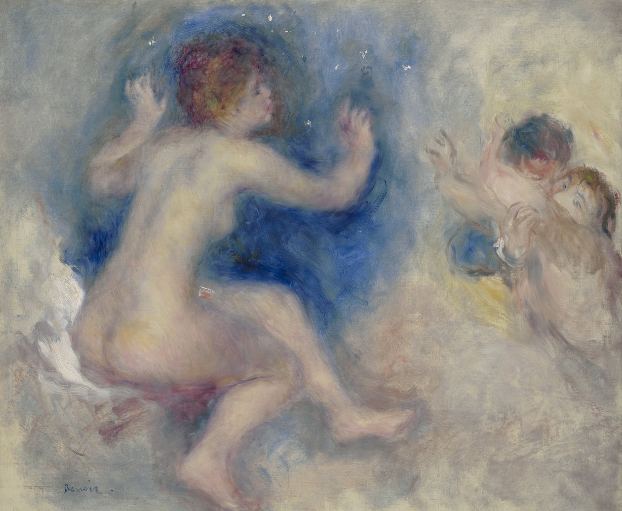 Studium do „Sceny z Tannhäuser, akt trzeci”, 1879 autorstwa Pierre Auguste Renoir