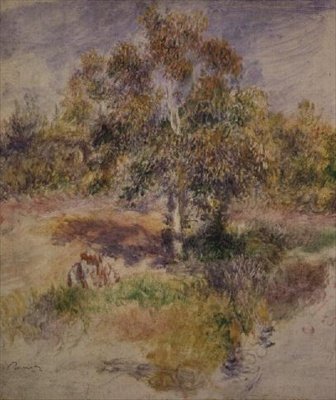 Studium drzewa autorstwa Pierre Auguste Renoir