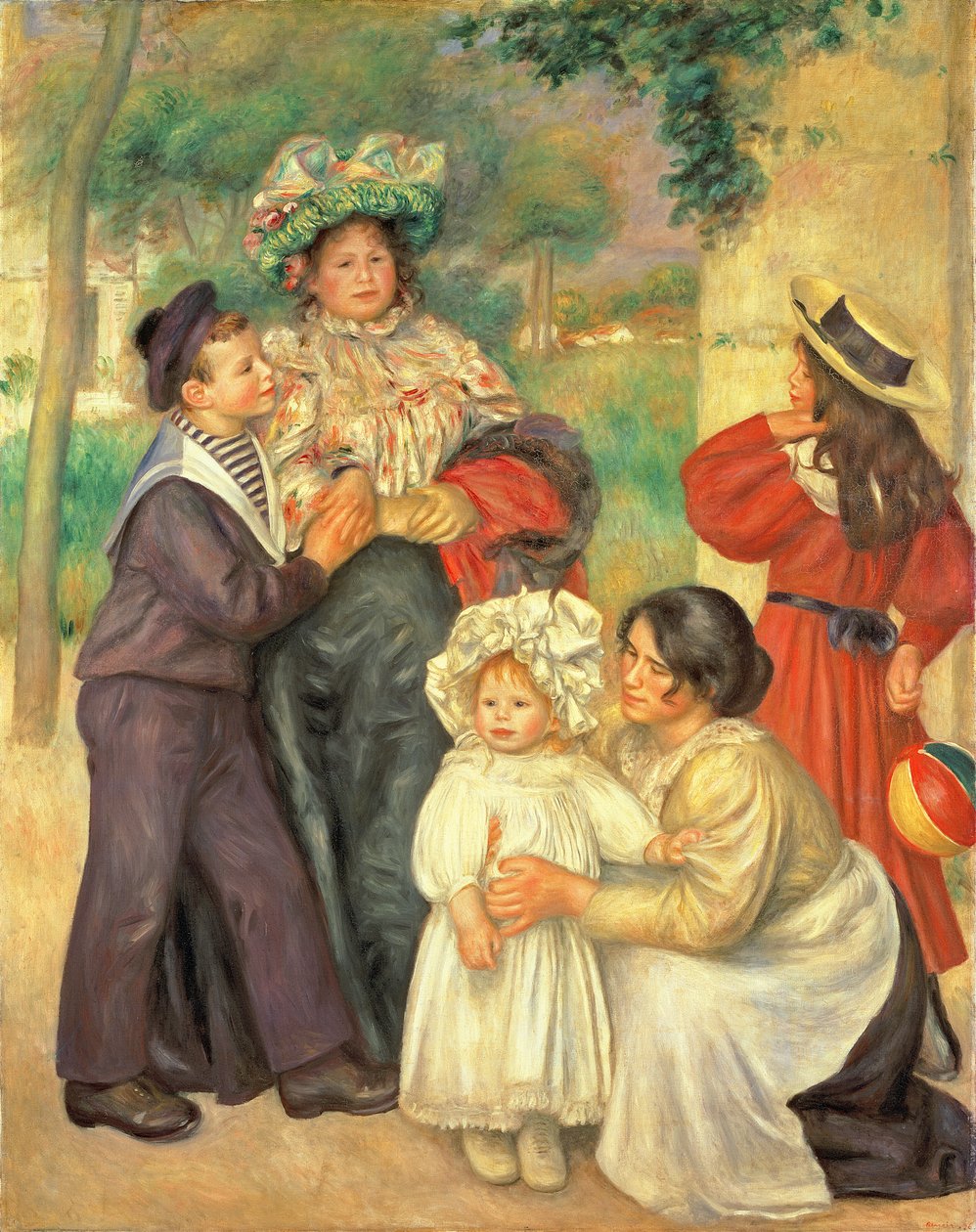 Rodzina Artysty autorstwa Pierre-Auguste Renoir