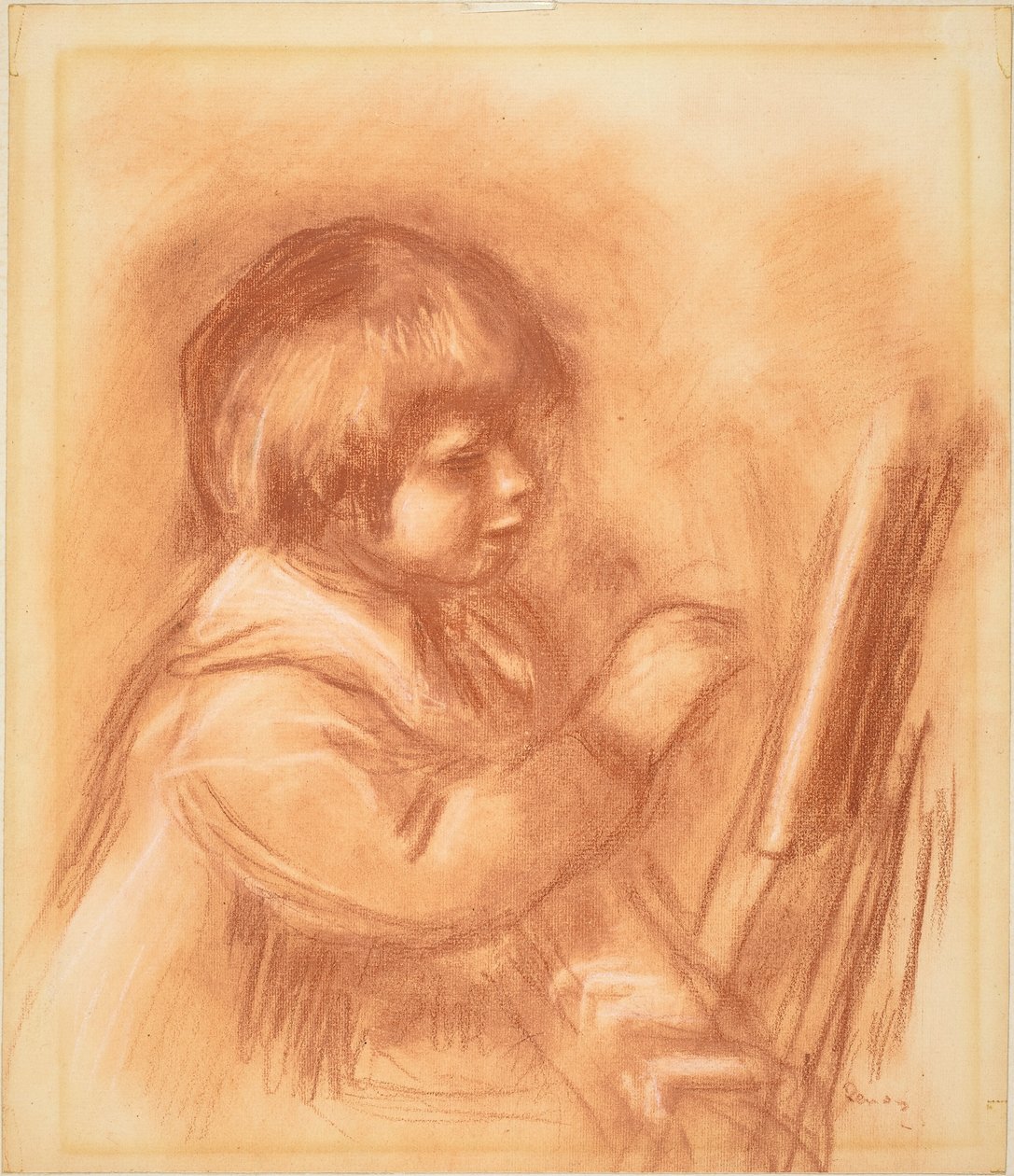 Syn Artysty Claude lub Coco, c. 1906. autorstwa Pierre Auguste Renoir