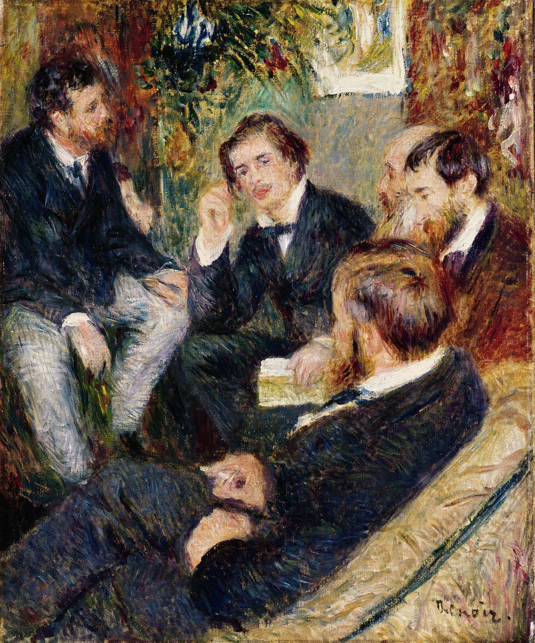Pracownia artysty, Rue Saint-Georges, 1876 autorstwa Pierre Auguste Renoir