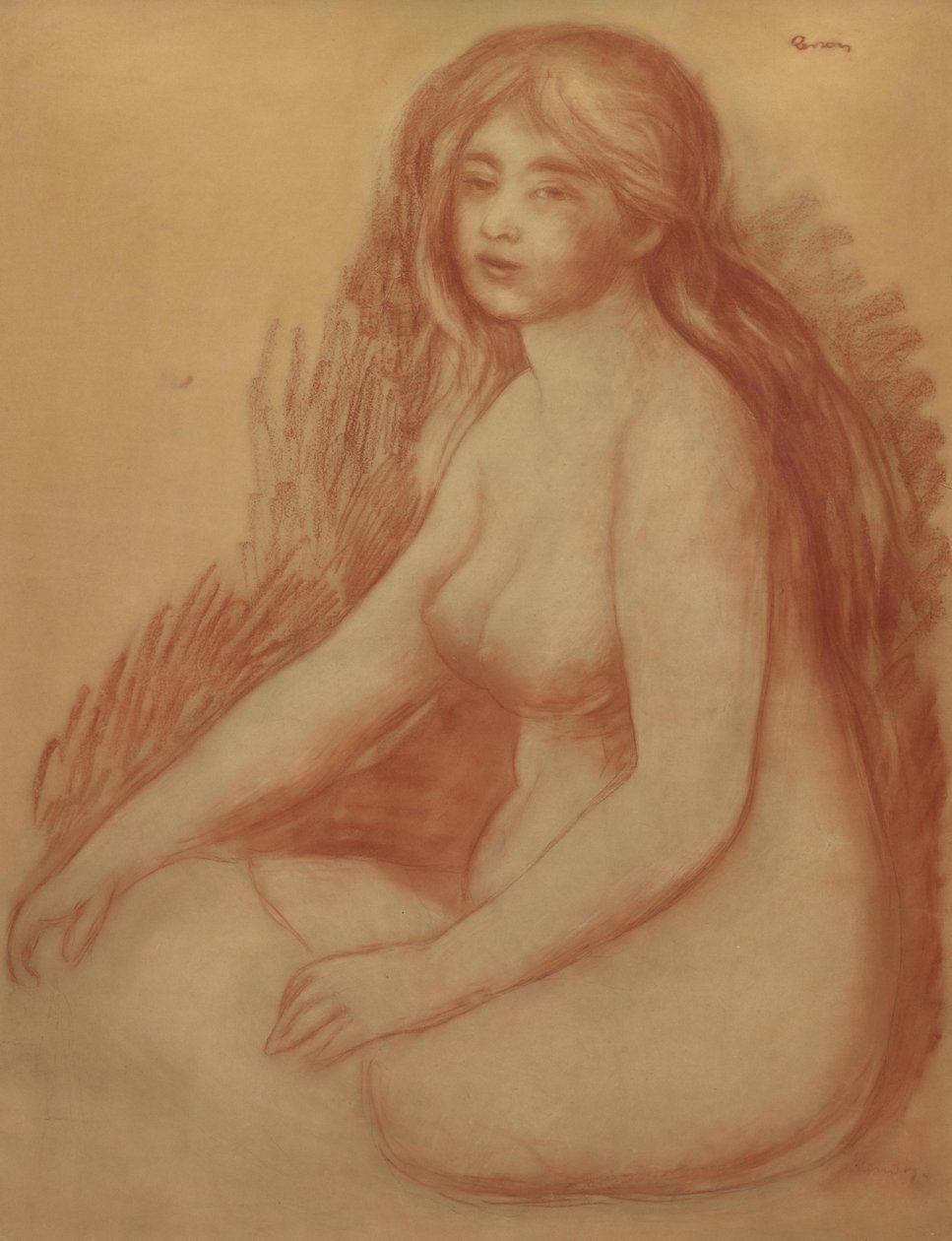 Kąpiący się autorstwa Pierre Auguste Renoir