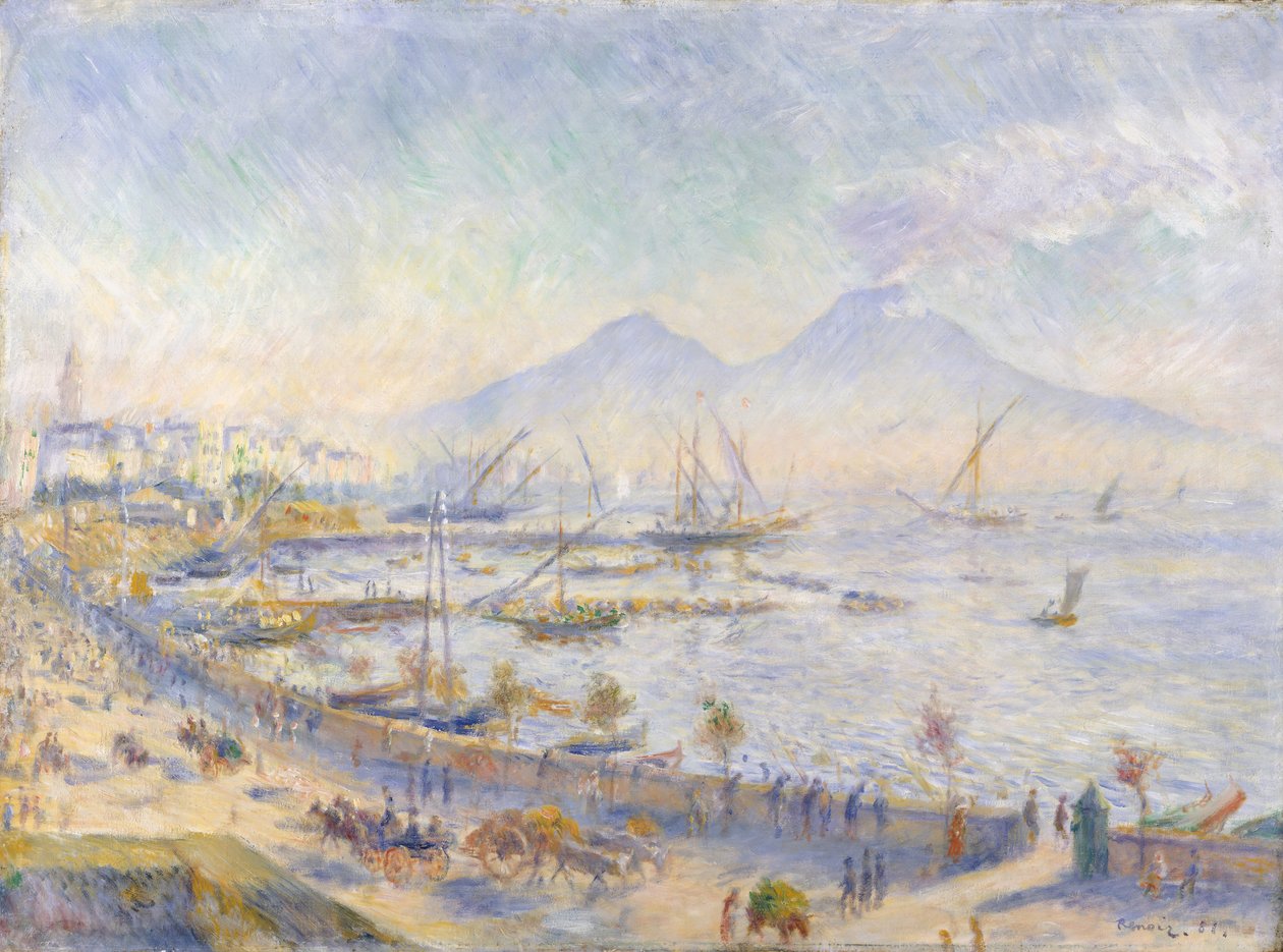 Zatoka Neapolitańska, 1881. autorstwa Pierre Auguste Renoir