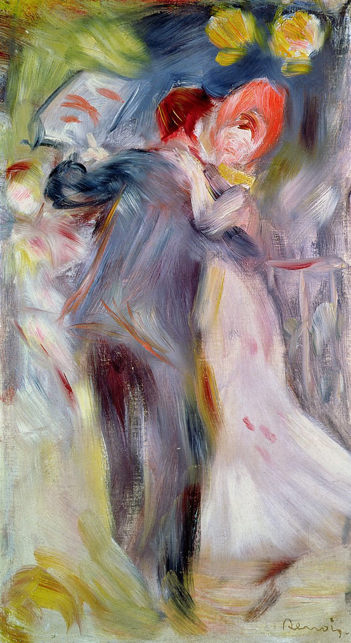 Taniec na wsi, ok. 1882-3 autorstwa Pierre Auguste Renoir