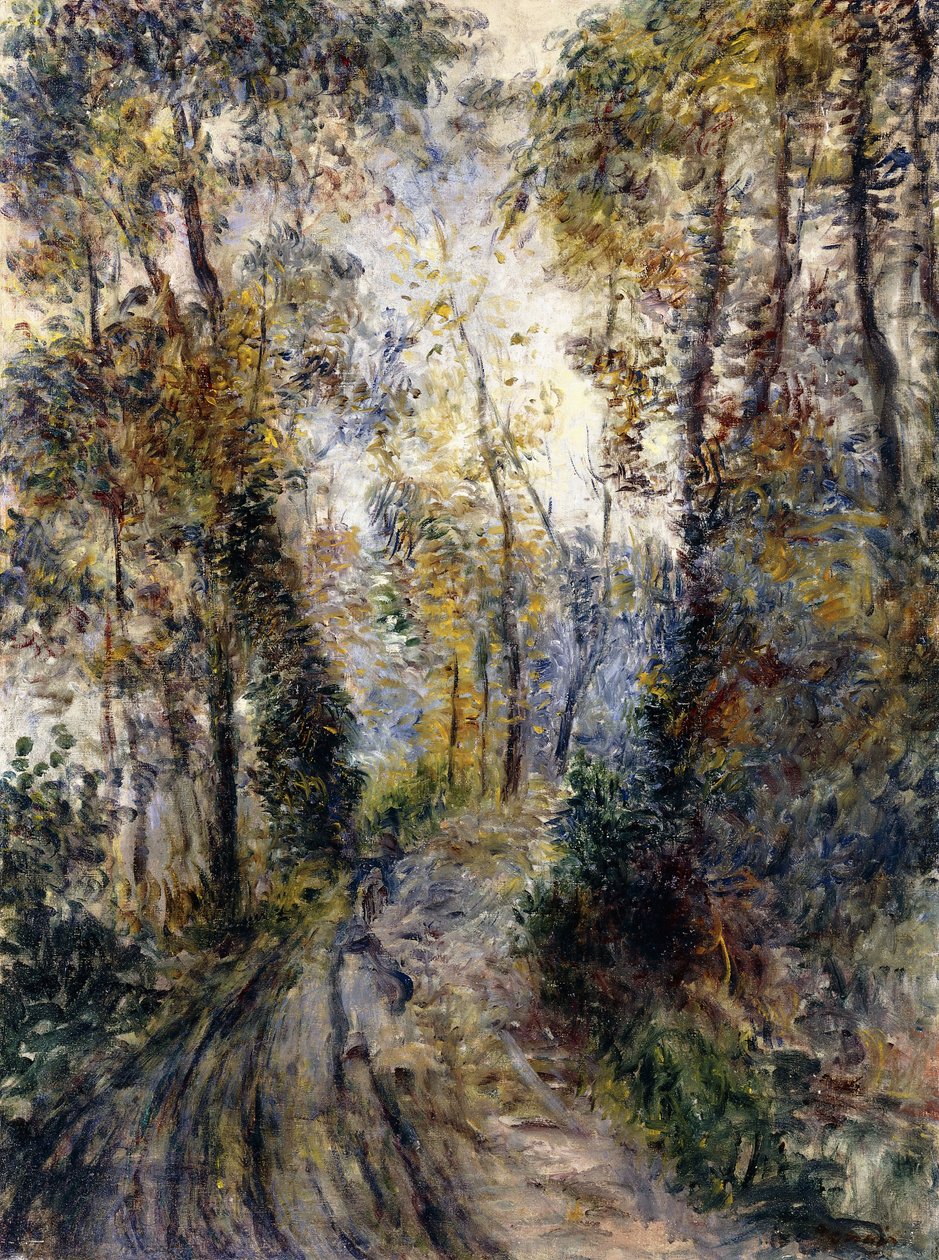 Ścieżka leśna, 1871 autorstwa Pierre Auguste Renoir