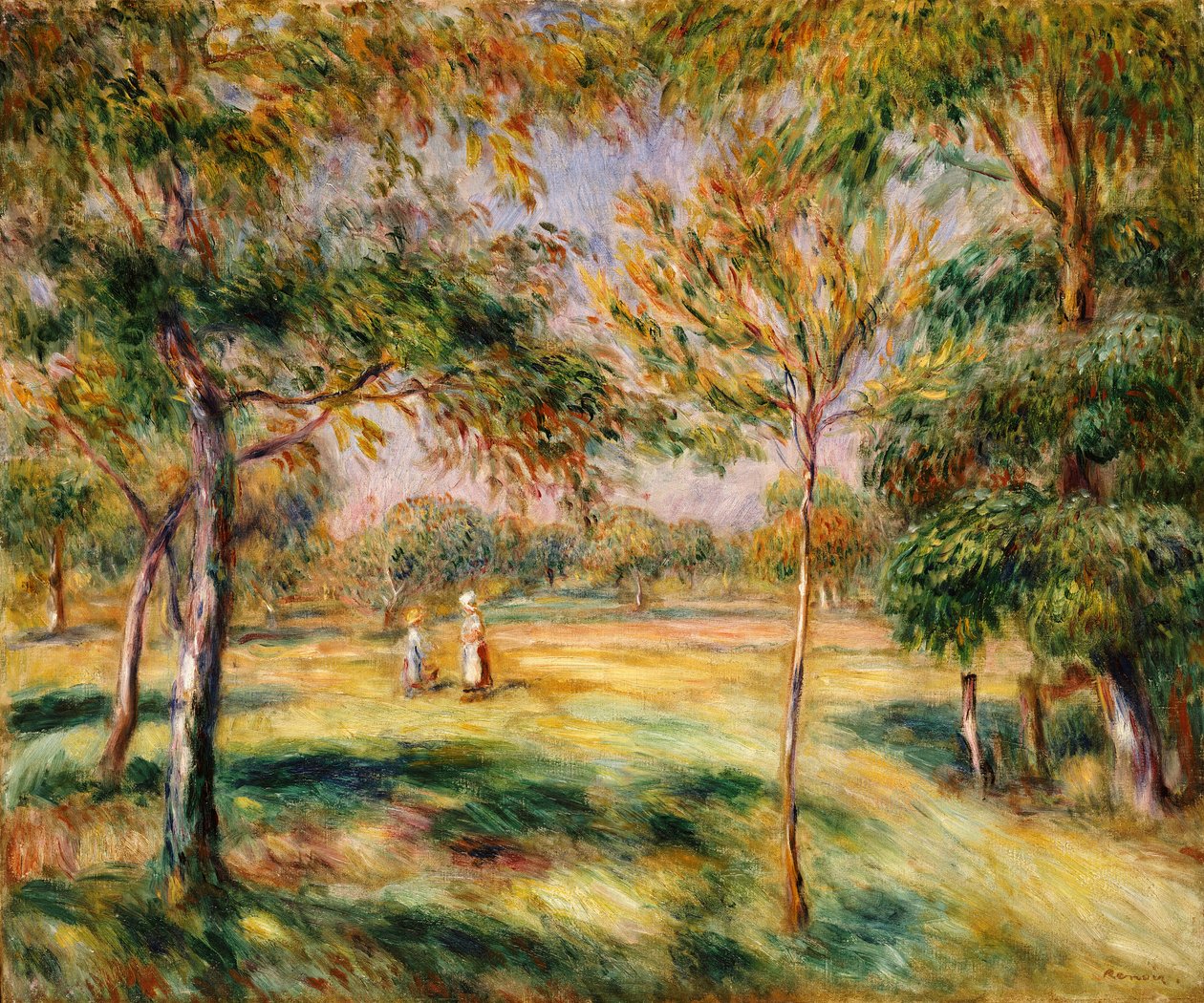 Polana, 1895 autorstwa Pierre Auguste Renoir