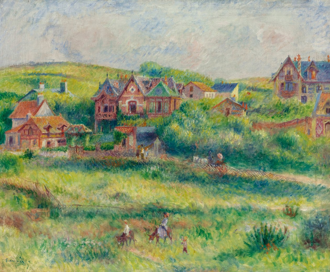 Dom Blanche Pierson, Pourville autorstwa Pierre Auguste Renoir