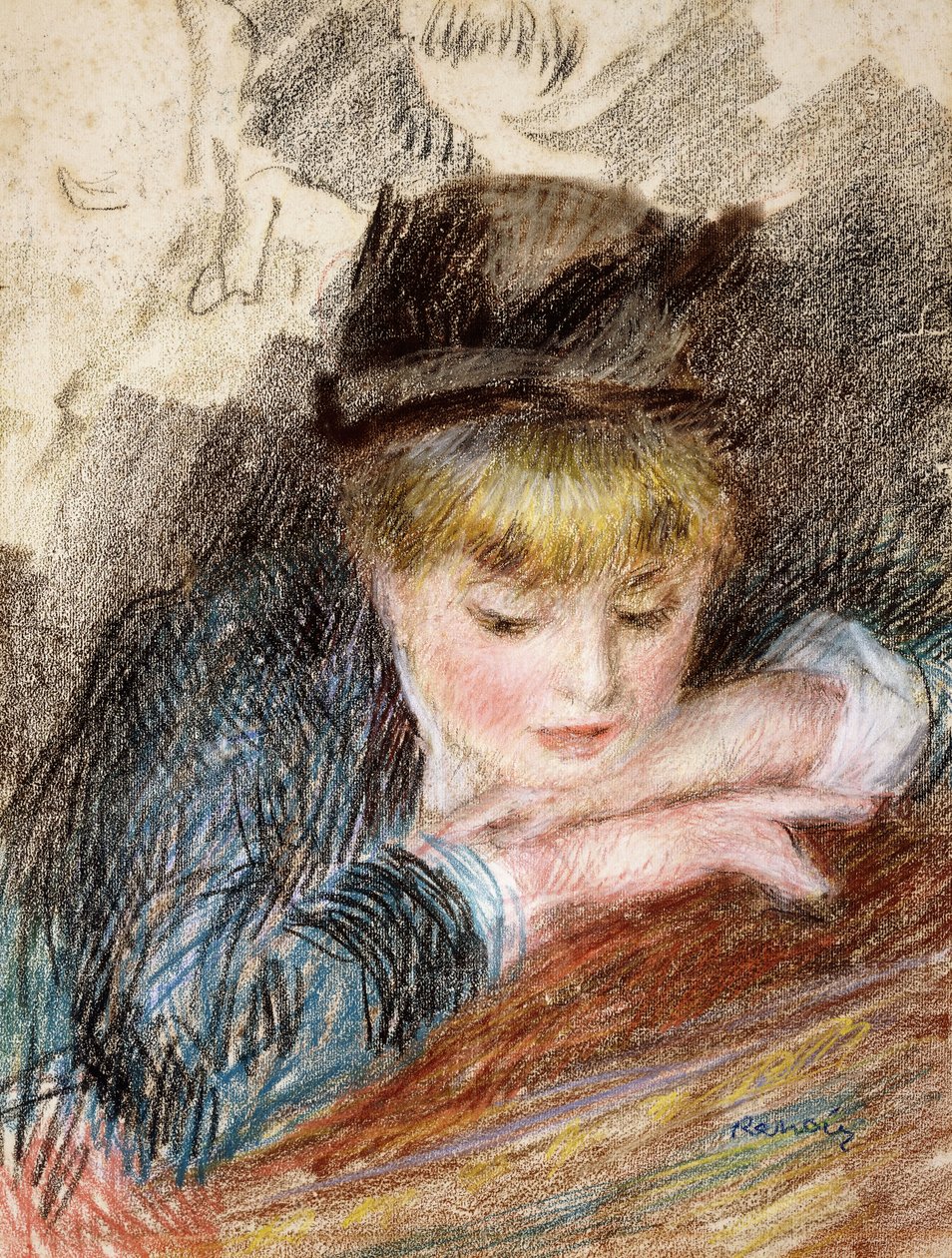 Złożyć; La Loge, 1879 autorstwa Pierre Auguste Renoir