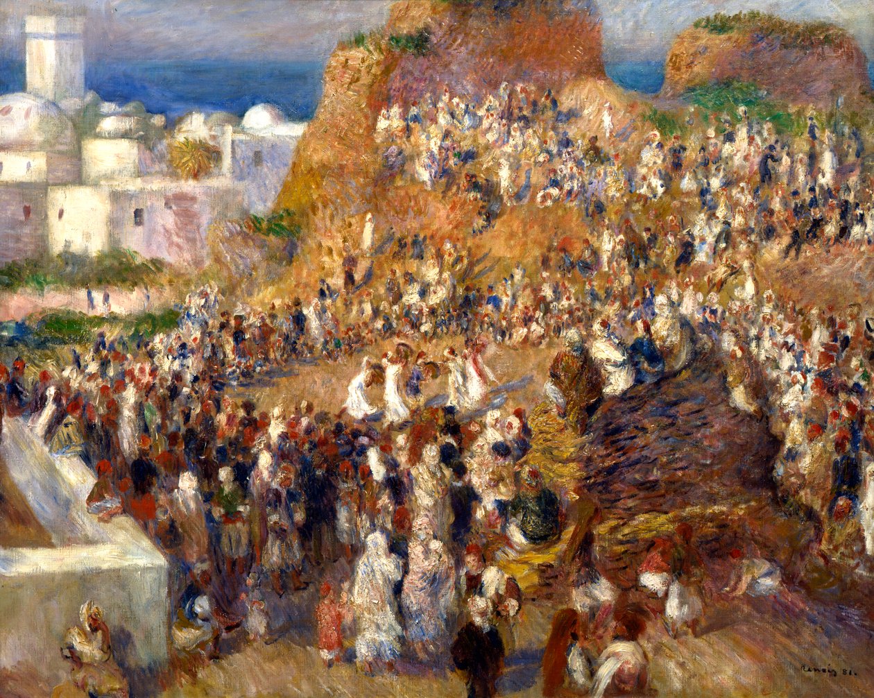 Meczet, czyli święto arabskie, 1881 r. autorstwa Pierre Auguste Renoir
