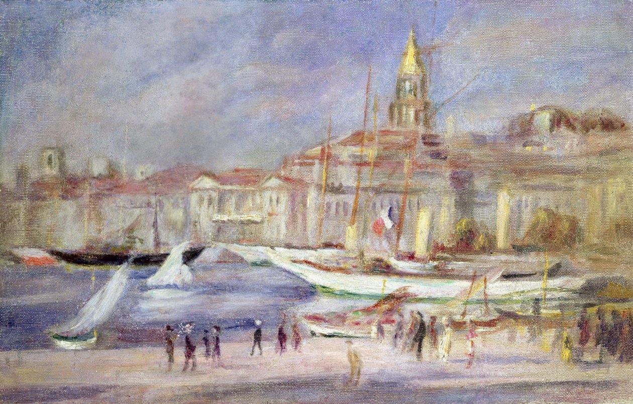 Stary Port w Marsylii, ok. 1912 autorstwa Pierre Auguste Renoir