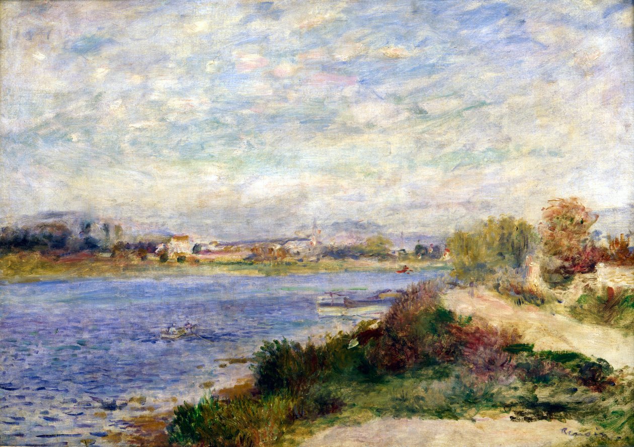 Sekwana w Argenteuil, c1883 autorstwa Pierre Auguste Renoir