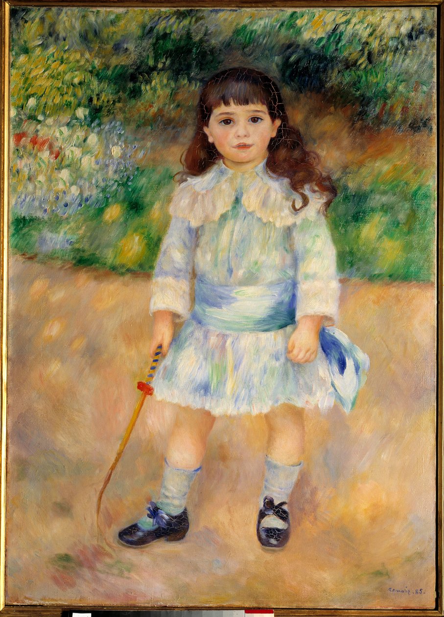 Dziecko z batem Obraz Pierre Auguste Renoir (1841-1919) autorstwa Pierre Auguste Renoir