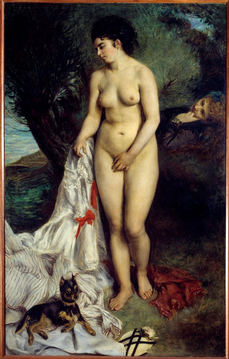 Kąpiący się gryf. Obraz Pierre Auguste Renoir (1841-1919) autorstwa Pierre Auguste Renoir