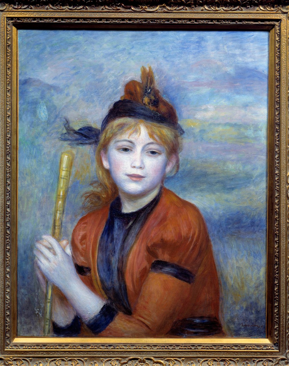 Turysta. Obraz Pierre Auguste Renoir (1841-1919) autorstwa Pierre Auguste Renoir