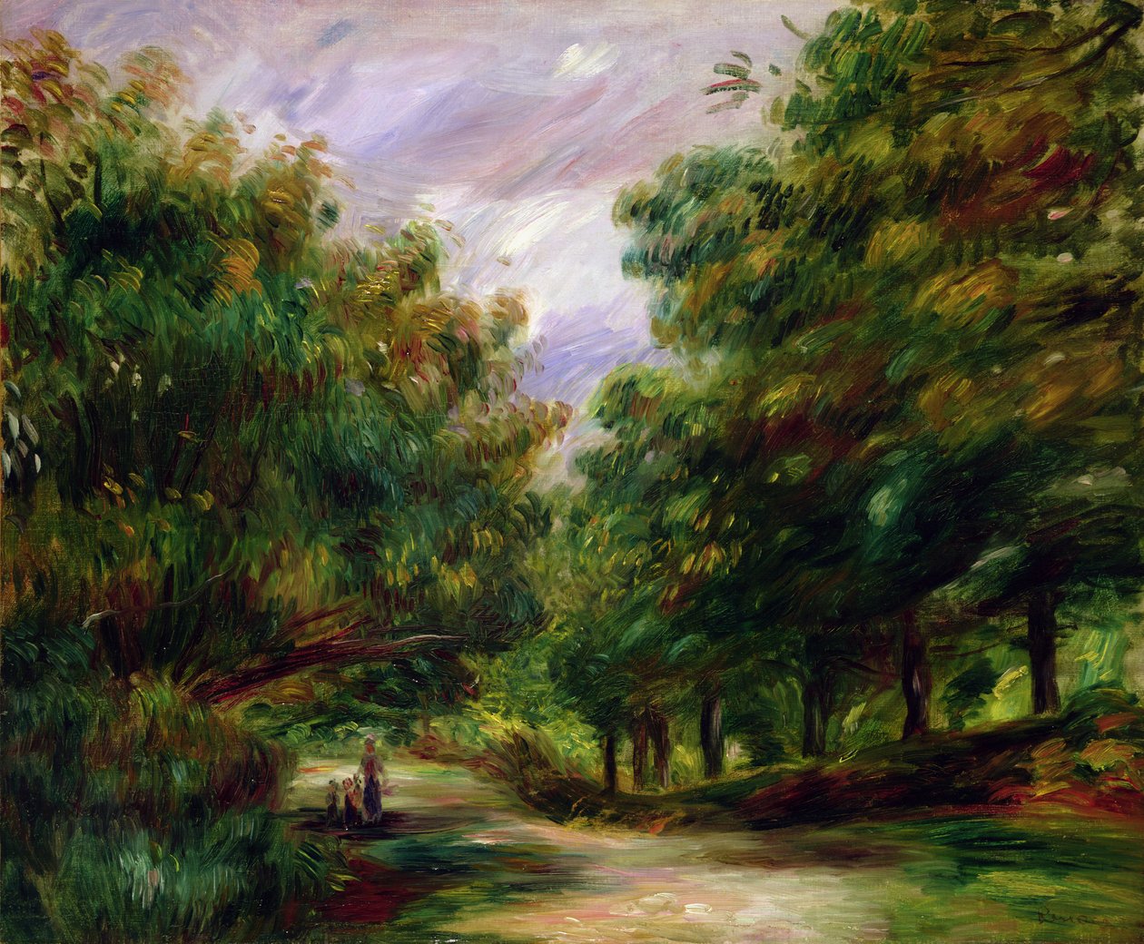 Droga pod Cagnes, 1905 autorstwa Pierre Auguste Renoir