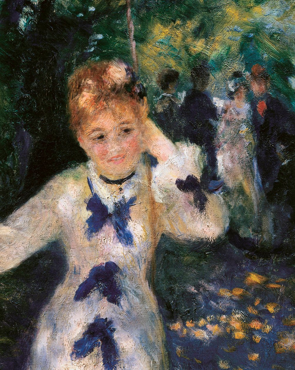 Huśtawka (detal) autorstwa Pierre Auguste Renoir
