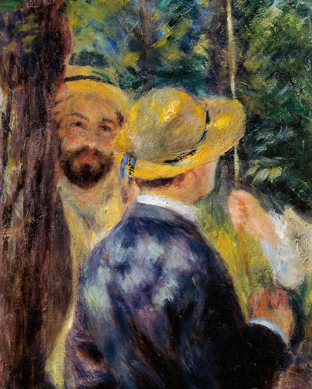 Huśtawka (szczegół). Portret Norberta Goeneutte, francuskiego malarza (1854-1894) autorstwa Pierre Auguste Renoir