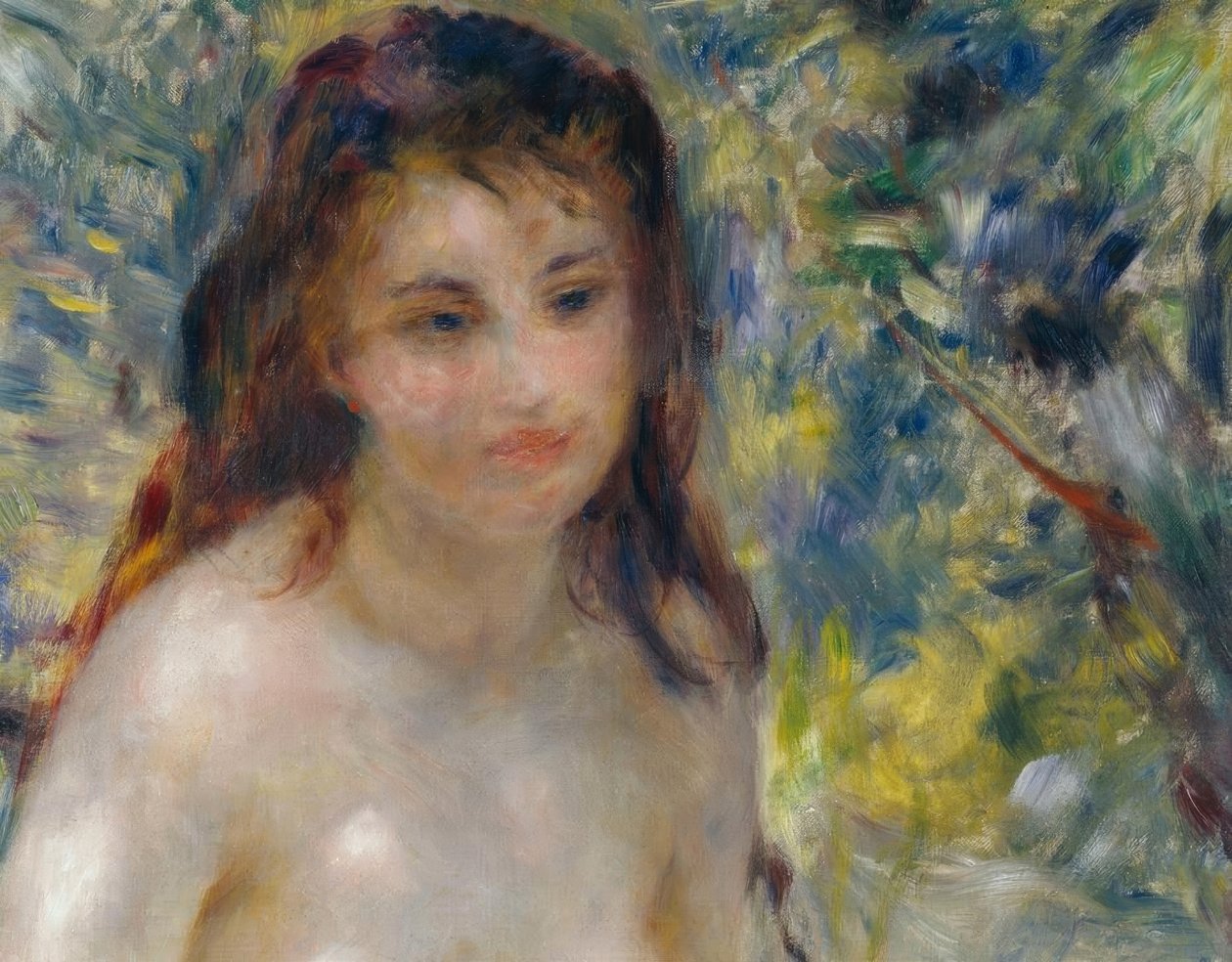 Tors kobiety w słońcu autorstwa Pierre Auguste Renoir