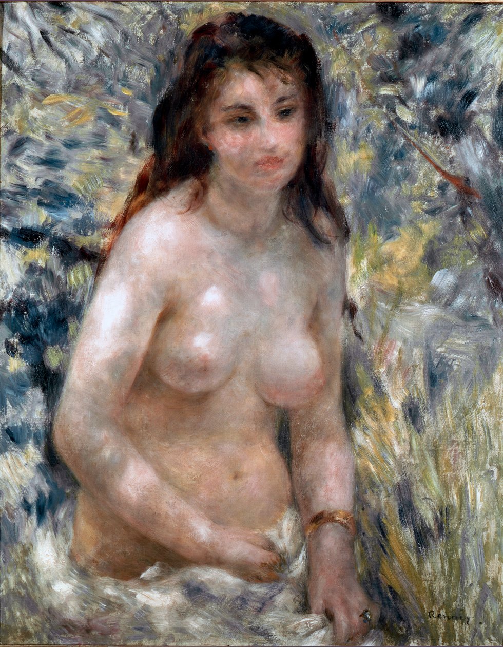 Tułów, efekt słońca autorstwa Pierre Auguste Renoir